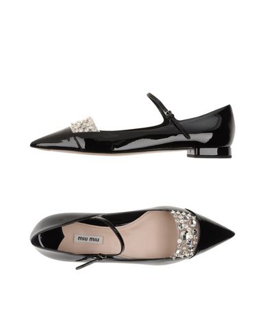 miu miu black ballet flats