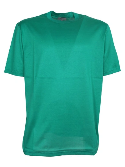 Lanvin Short Sleeve T-shirt In Light Green