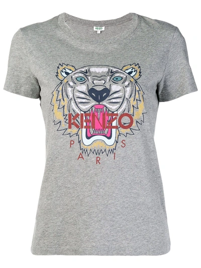 Kenzo Tiger T-shirt In Tourterelle