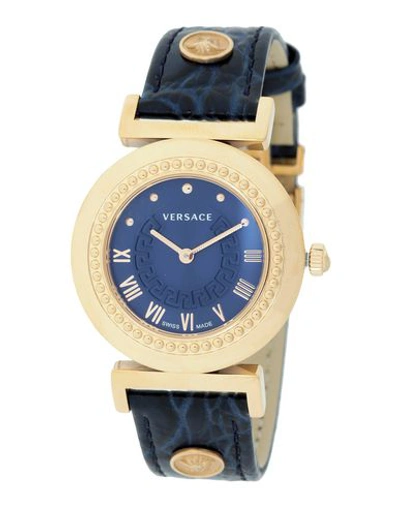 Versace Wrist Watch In Copper