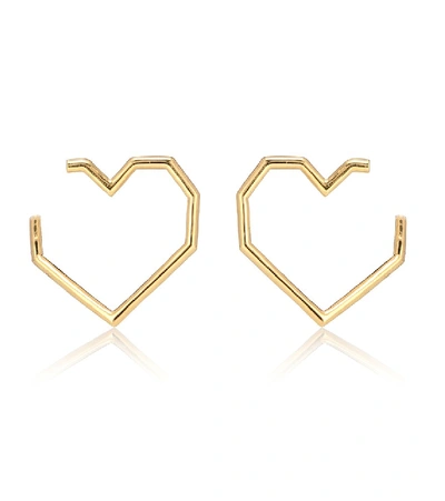Aliita Corazon Puro 18kt Gold Earrings