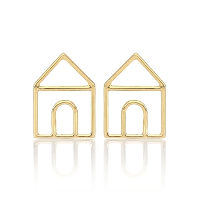 Aliita Casita Pura 9kt Gold Earrings