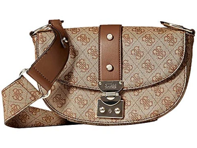 Guess Florence Shoulder Bag, Brown | ModeSens