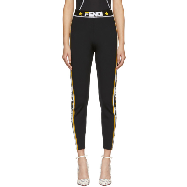 black fendi leggings
