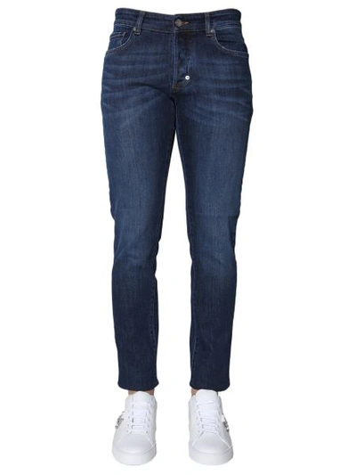 Versace New Fit Jeans In Blue