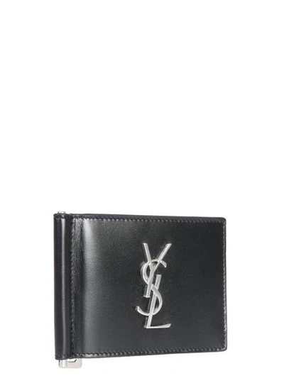 Saint Laurent Monogram Wallet In Black