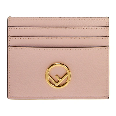 Fendi Pink F Is  Card Holder In F01kw Pink