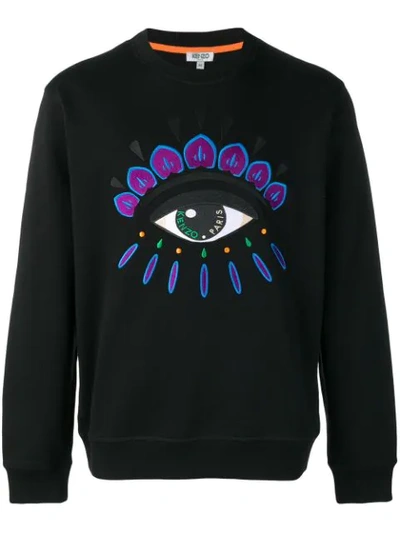 Kenzo Eye Sweatshirt In Black