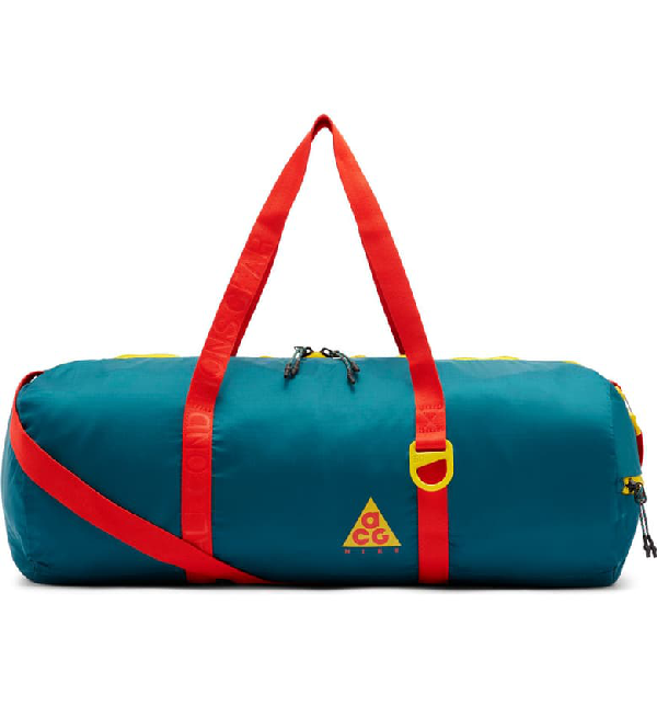 Nike Packable Duffle Bag - Blue/Green In Teal | ModeSens