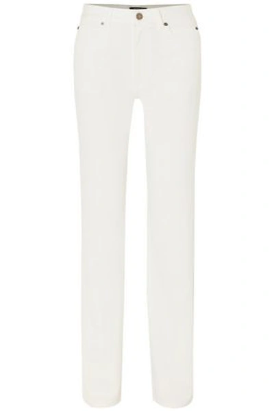 Calvin Klein 205w39nyc Woman + Andy Warhol Foundation Printed High-rise Straight-leg Jeans Off-white