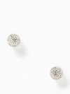 Kate Spade Razzle Dazzle Studs In Clear/worn Gold