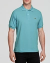 Lacoste Pique Polo - Classic Fit In Balloux Green