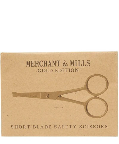 Merchant & Mills Short Blade Safety Scissors In Metallics