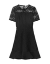 Carven Short Dress In Black