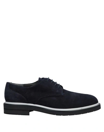 Robert Clergerie Laced Shoes In Dark Blue