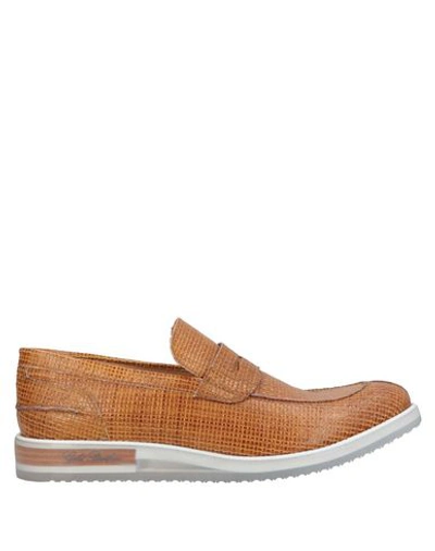 Gold Brothers Loafers In Tan