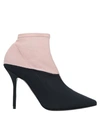 Pierre Hardy Ankle Boots In Pale Pink