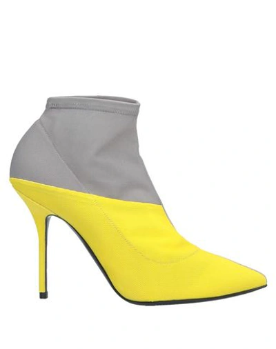 Pierre Hardy Ankle Boots In Grey