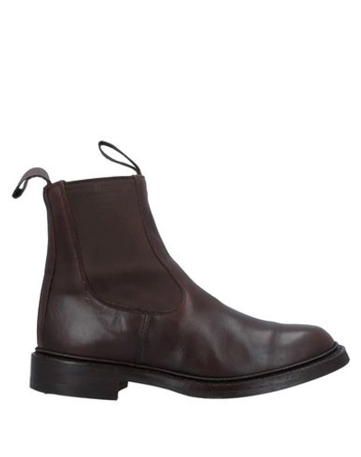 Tricker's Ankle Boots In Dark Brown