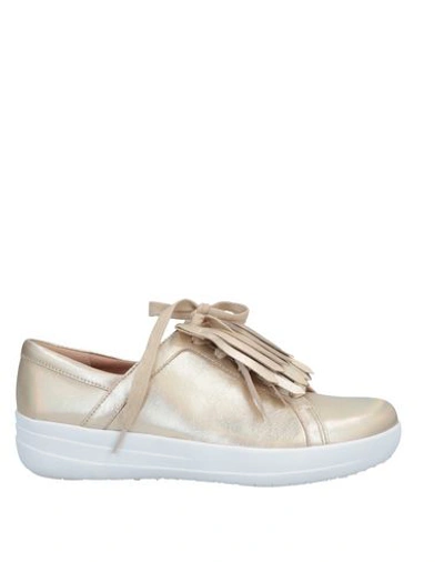 Fitflop Sneakers In Gold