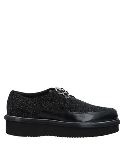 Alberto Guardiani Laced Shoes In Black