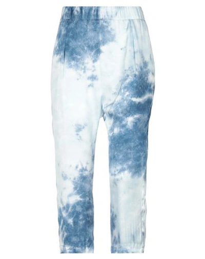 Enza Costa Cropped Pants In Blue