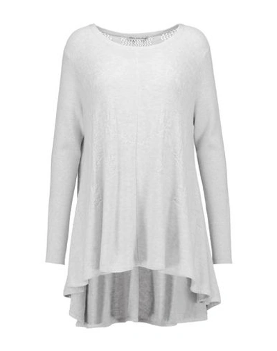 Cotton By Autumn Cashmere Sweaters In Light Grey