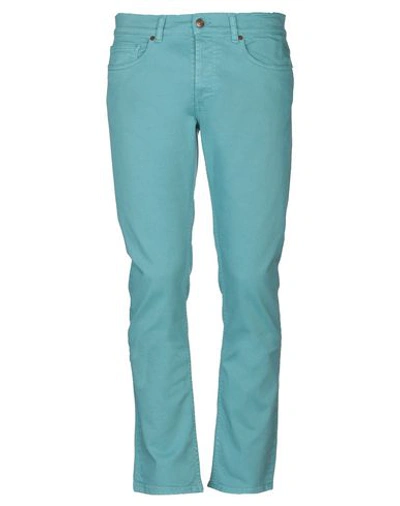 Mauro Grifoni Jeans In Turquoise
