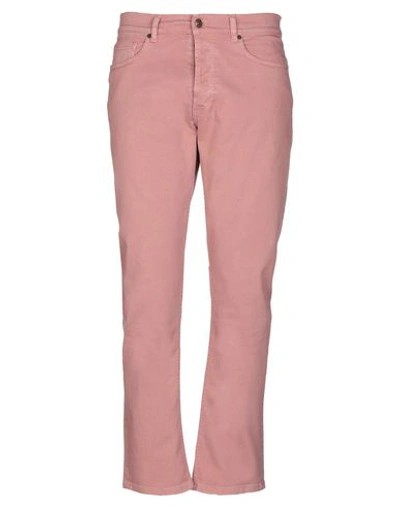 Mauro Grifoni Jeans In Pastel Pink