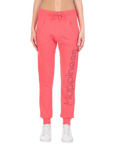 Happiness Casual Pants In Coral