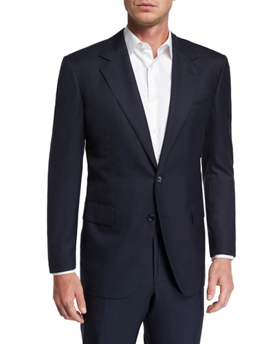 Stefano Ricci Men's Solid Wool Two-piece Suit In Navy