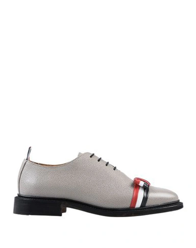 Thom Browne Lace-up Shoes In Grey