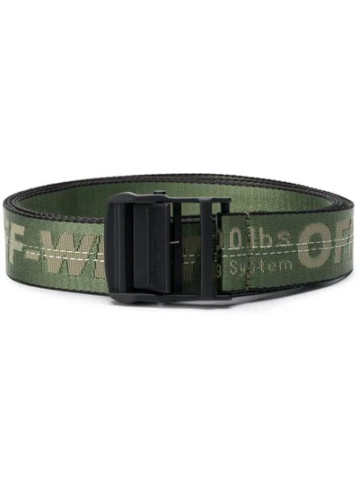 Off-white 3.5cm Green Industrial Webbing Belt In 4300 Military Green No Color