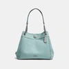 Coach Turnlock Edie Shoulder Bag - Women's In Sage/silver