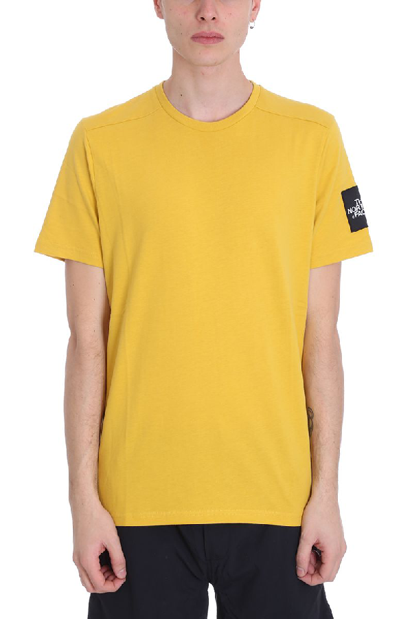 The North Face Mustard Cotton T-shirt 