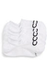 Calvin Klein 3-pack Micro Cushion No-show Socks In White