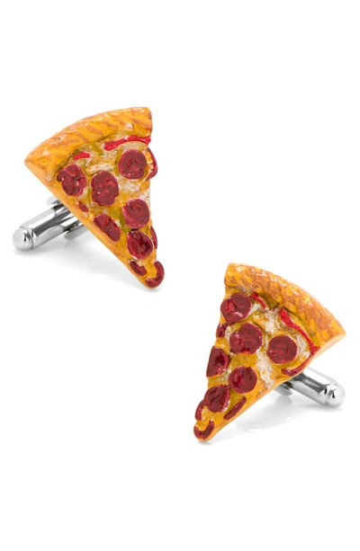 Cufflinks, Inc 3d Pizza Slice Cuff Links In Red