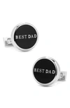 Cufflinks, Inc Best Dad Cuff Links In Black