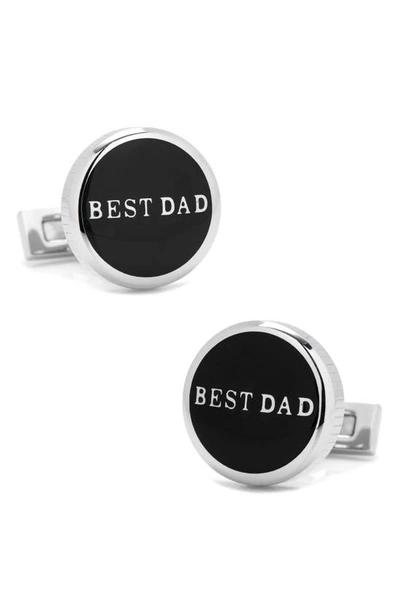 Cufflinks, Inc Best Dad Cuff Links In Black