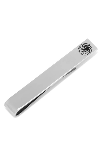 Cufflinks, Inc Targaryen Tie Bar In Silver/ Black