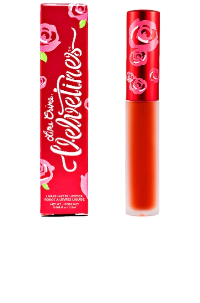 Lime Crime Velvetines Matte Liquid Lipstick In Pumpkin