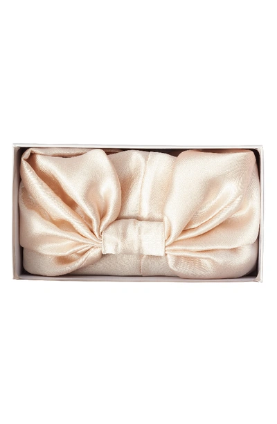 Silke London The Kate Silk Hair Wrap In Champagne