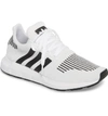 Adidas Originals Swift Run Sneaker In White/ Core Black/ Grey