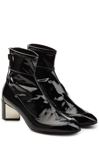 Pierre Hardy Black Patent Leather Illusion Boots