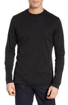 Robert Barakett Georgia Long Sleeve T-shirt In Black