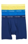 Calvin Klein 3-pack Boxer Briefs In Sunbeam/ Skyview/ Satellite