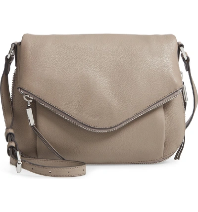 Vince Camuto Key Leather Crossbody Bag - Grey In Tranquility