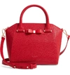 Ted Baker Janne Pebbled Leather Tote - Red