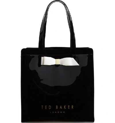 Ted Baker Large Almacon Bow Detail Icon Tote - Black