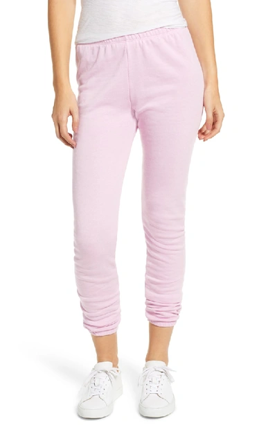 Wildfox Knox Jogger Pants In Orchid